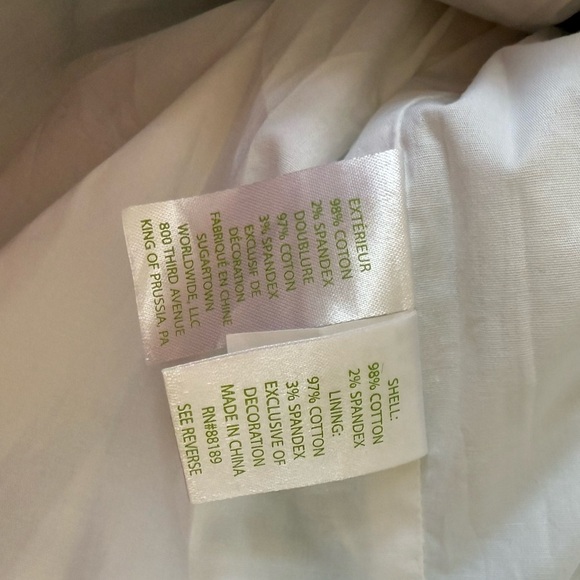 NWT Lilly Pulitzer Valli Stretch Sleeveless Shift Cotton Dress, Aqua Blue, 6 - Picture 7 of 7